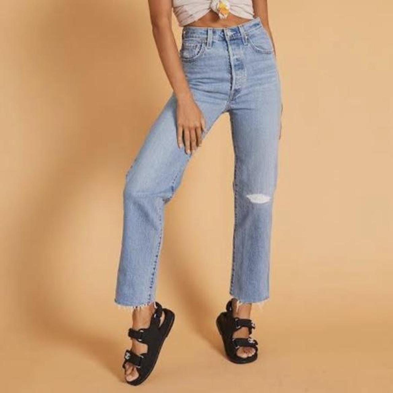 ribcage straight ankle jean