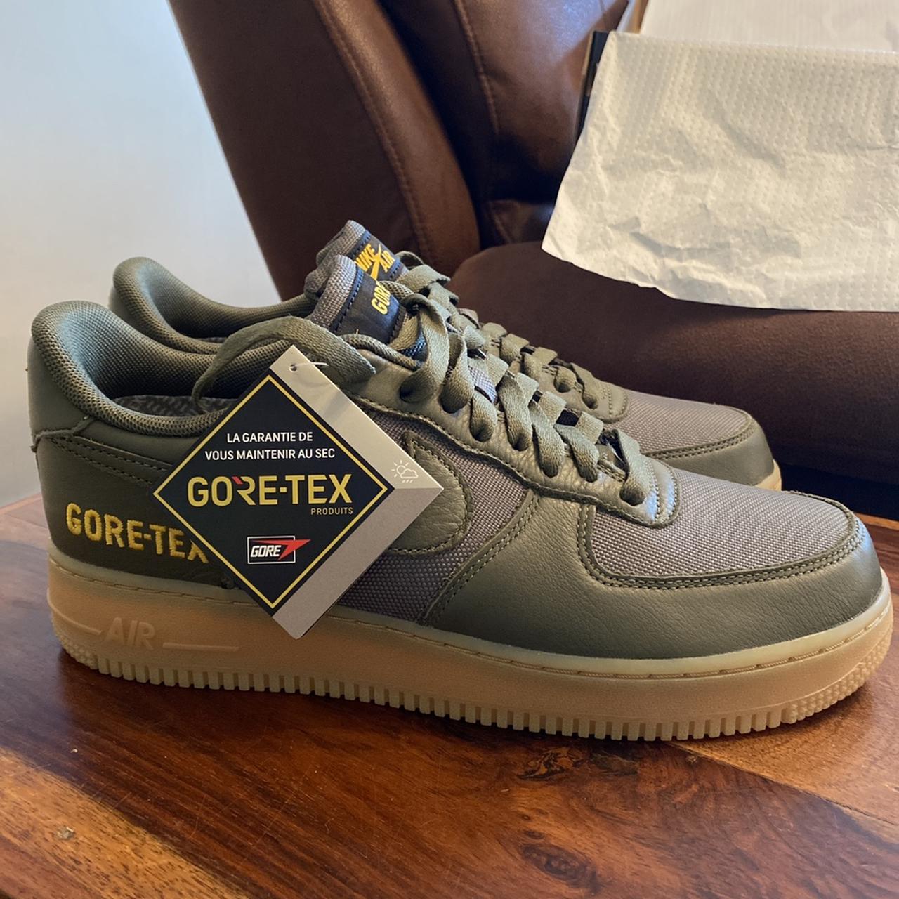 Nike Air Force 1 Low GTX GORE-TEX Olive Green Mens Size 6/ Woman 7.5  CK2630-200