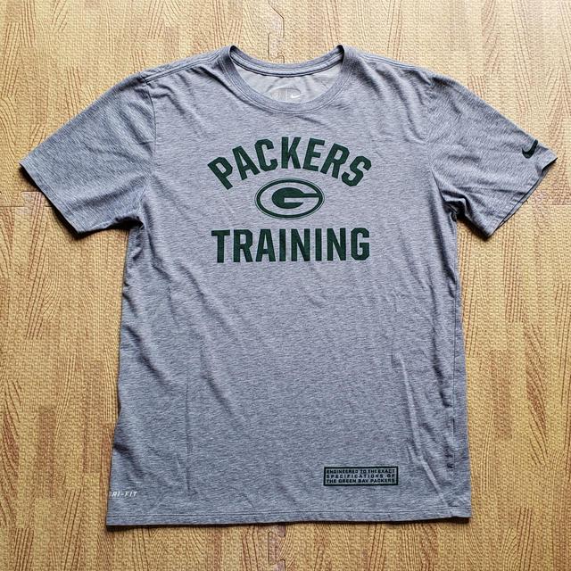 NFL Green Bay Packers Black Dri-Fit Nike - Depop