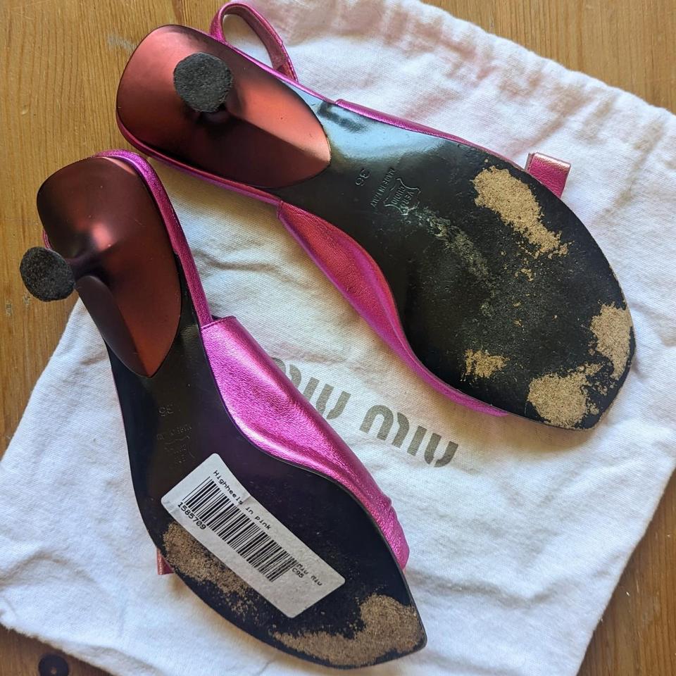 Rare vintage archive miu miu SS 2000 kitten heel... - Depop