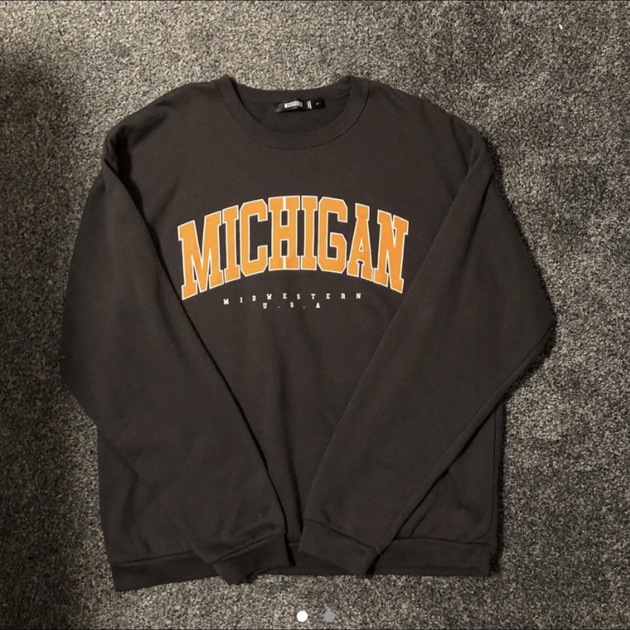 michigan sweatshirt missguided