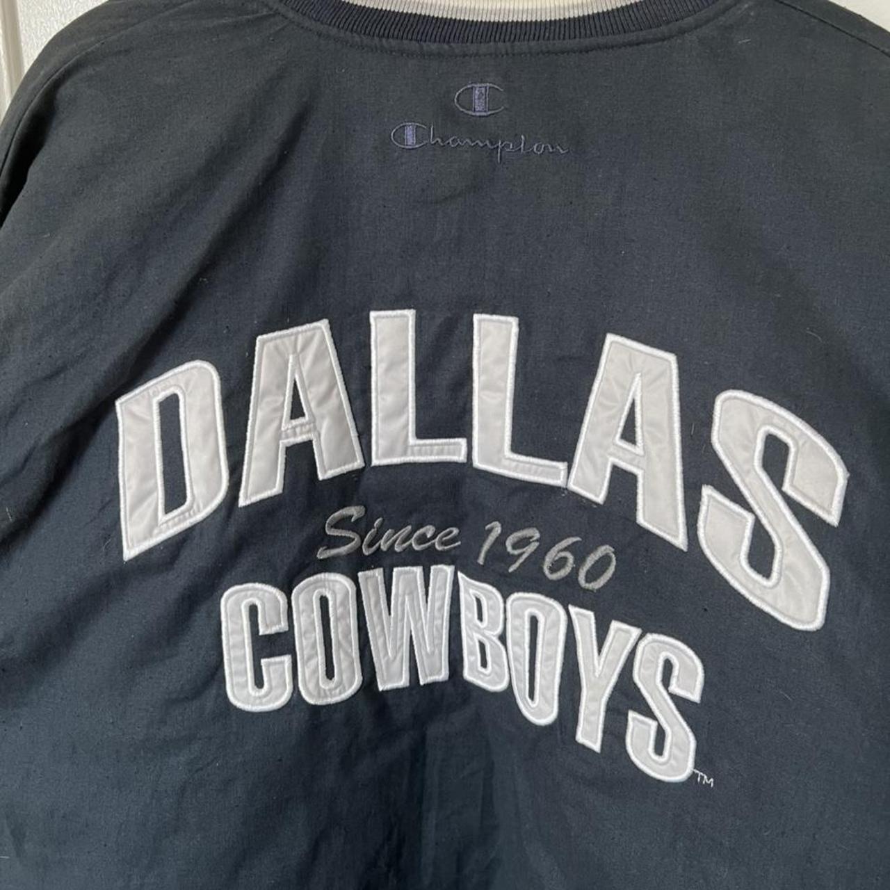 Vtg 90's Dallas Cowboys G III Suede Leather varsity - Depop