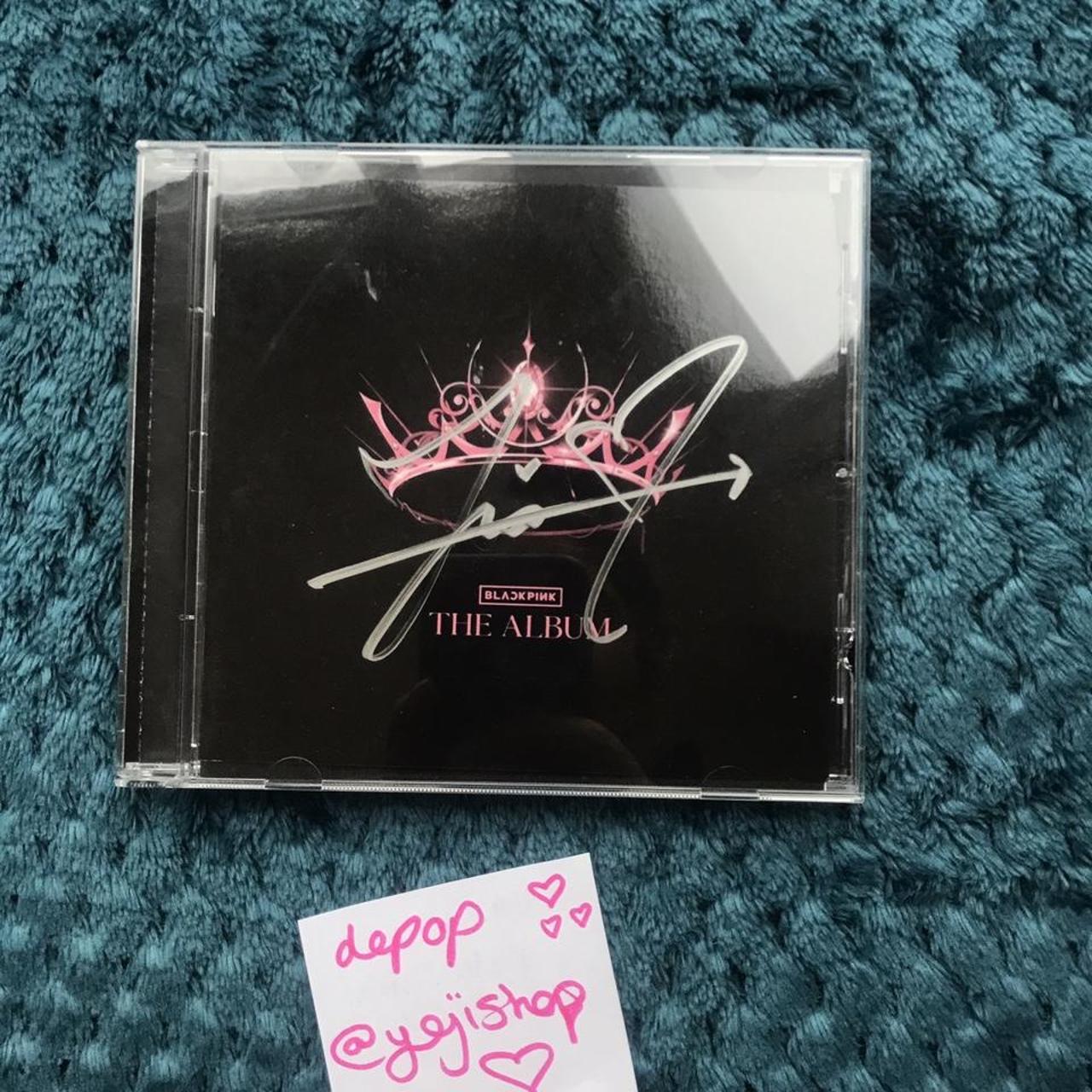【公式入手困難】 BLACKPINK THE ALBUM jisoo サイン I bought an Album CD autographed by Jisoo online and this