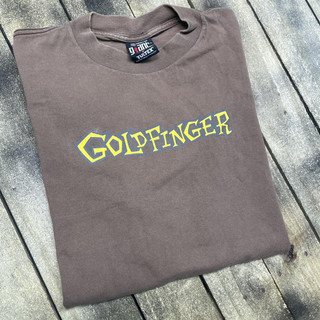 XL * vintage 90s 1995/1996 Goldfinger t shirt... - Depop