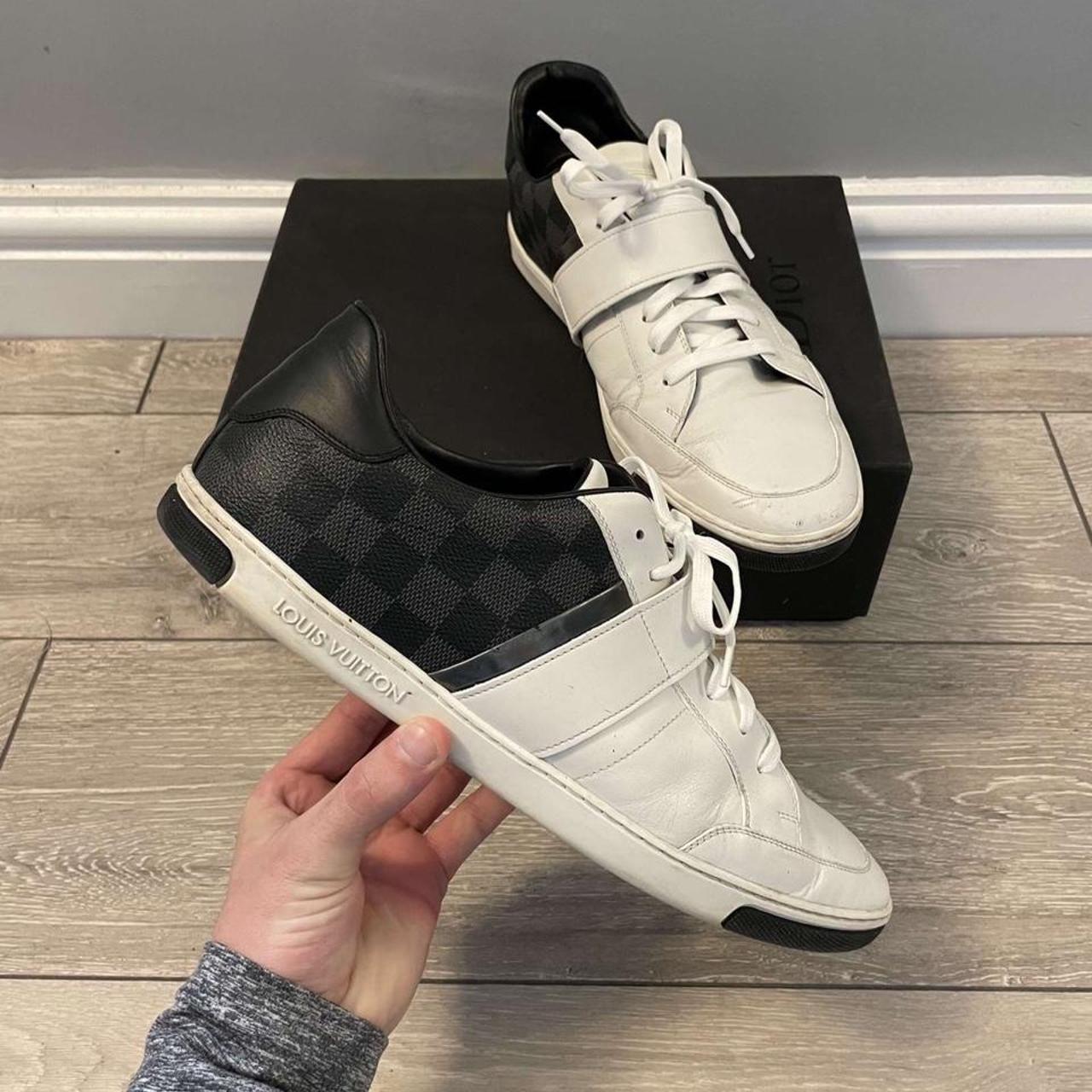 louis vuitton checkered trainers