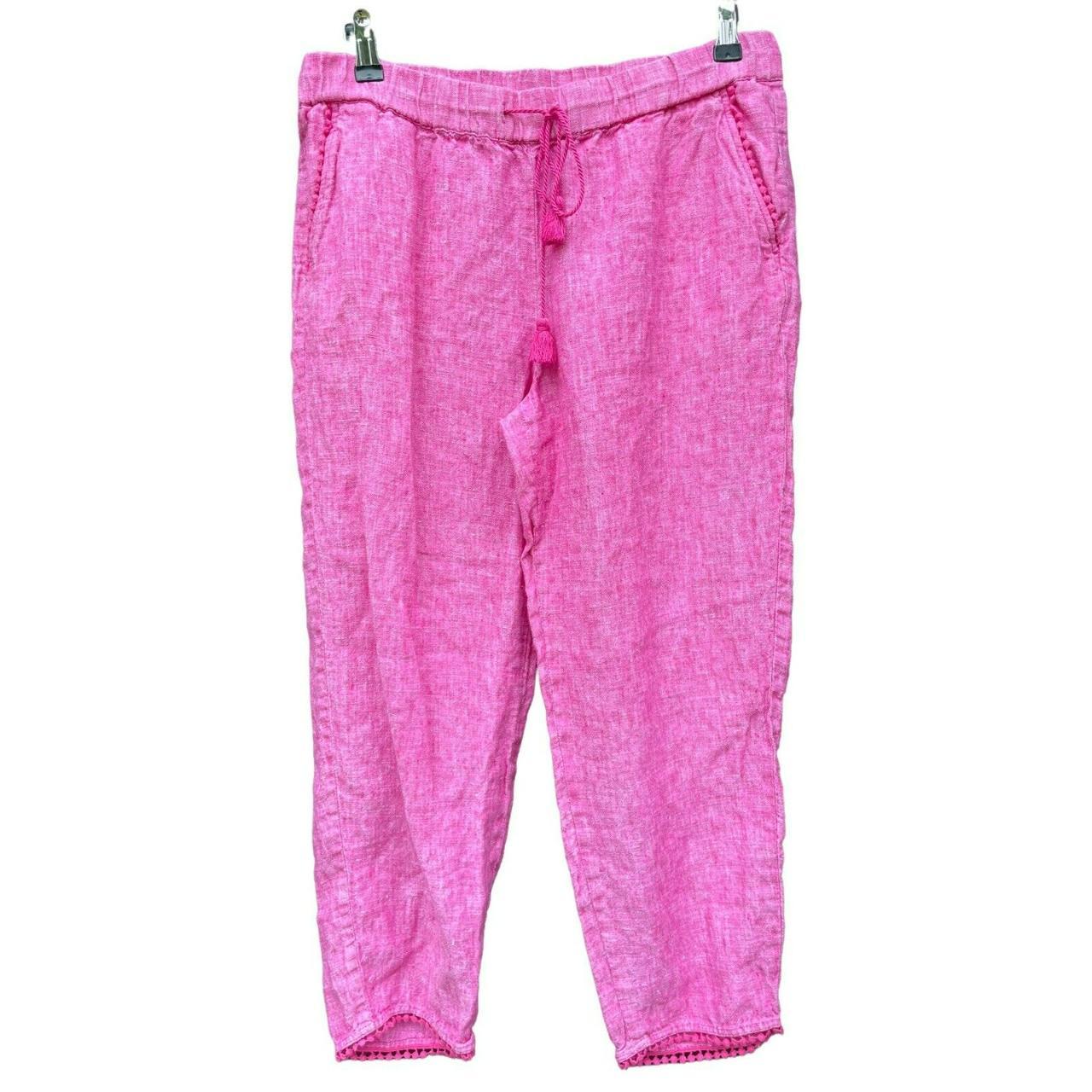 Linen Pants - Candy Pink