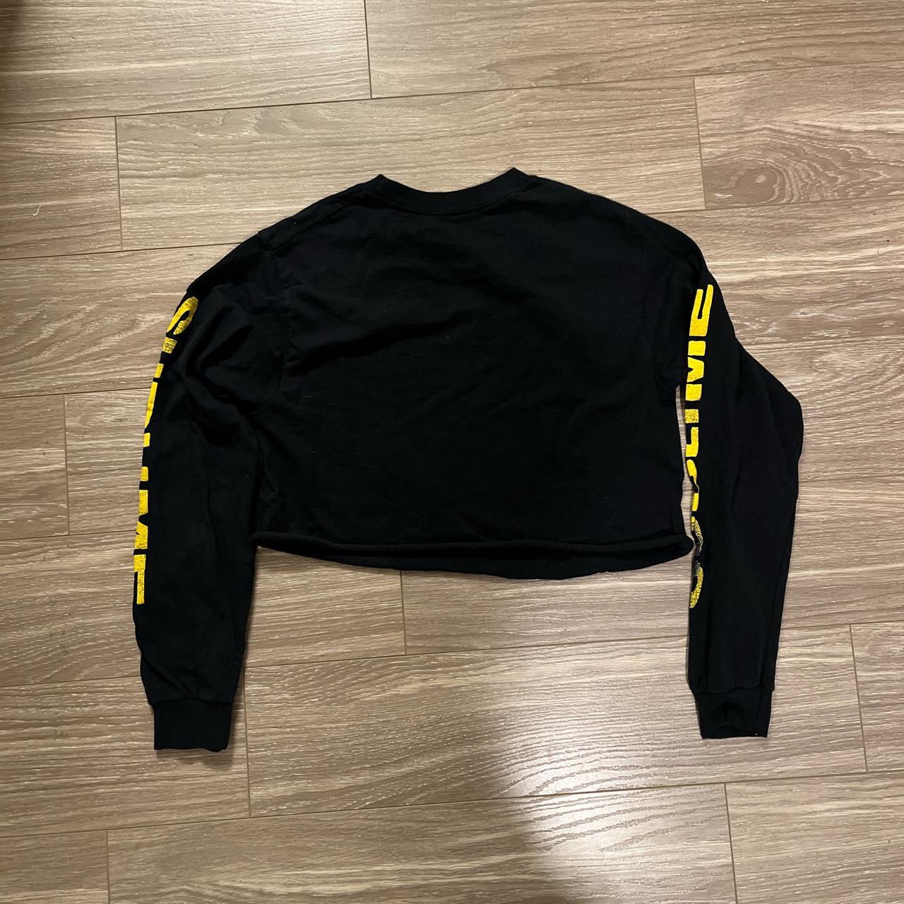 3LAB Women's Yellow and Black T-shirt (2)