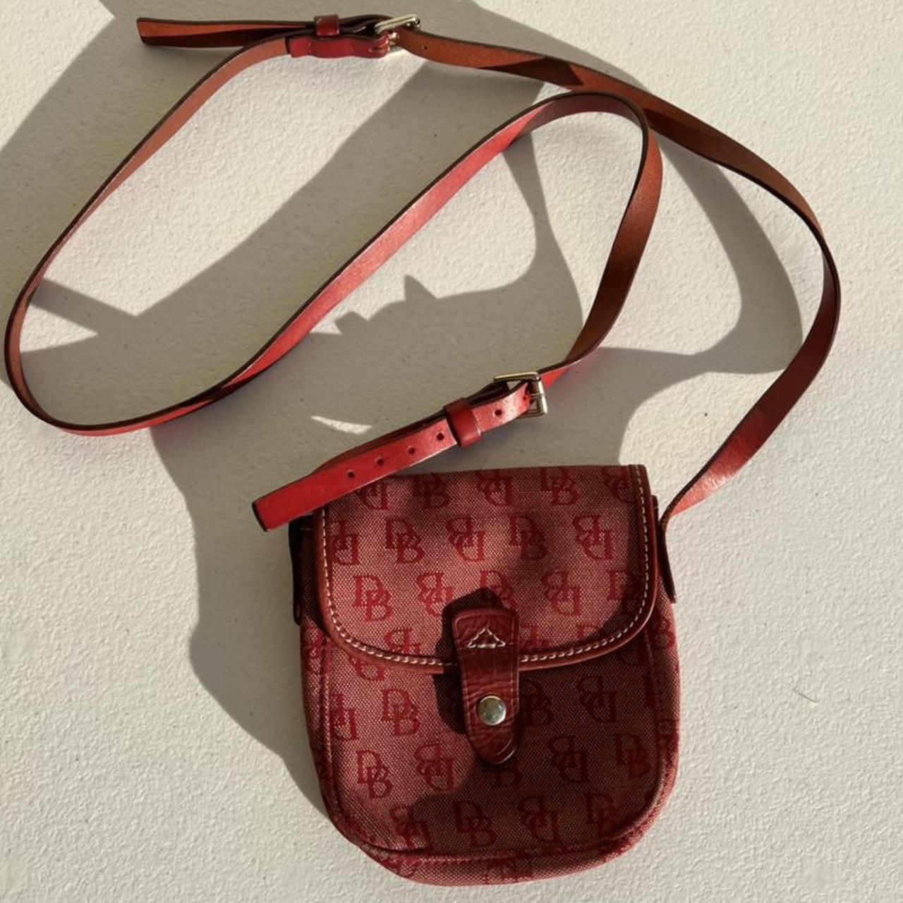 🦋rare vintage Dooney and Bourke red satchel mini - Depop