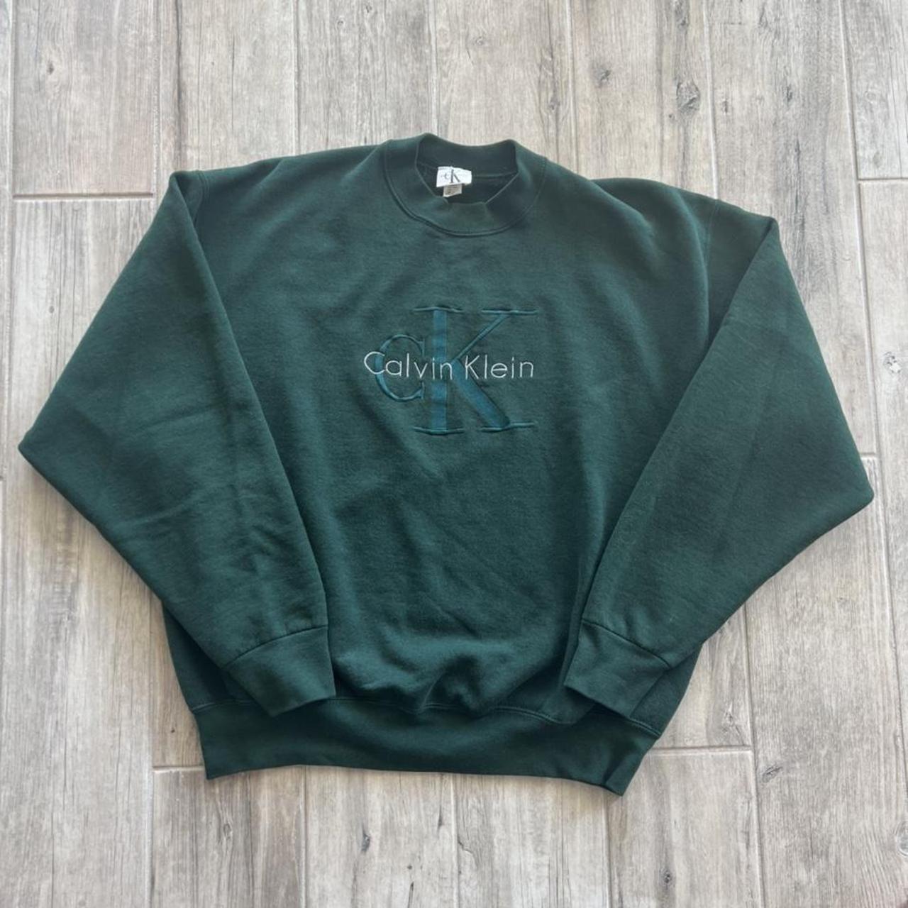 Calvin klein best sale jumper green