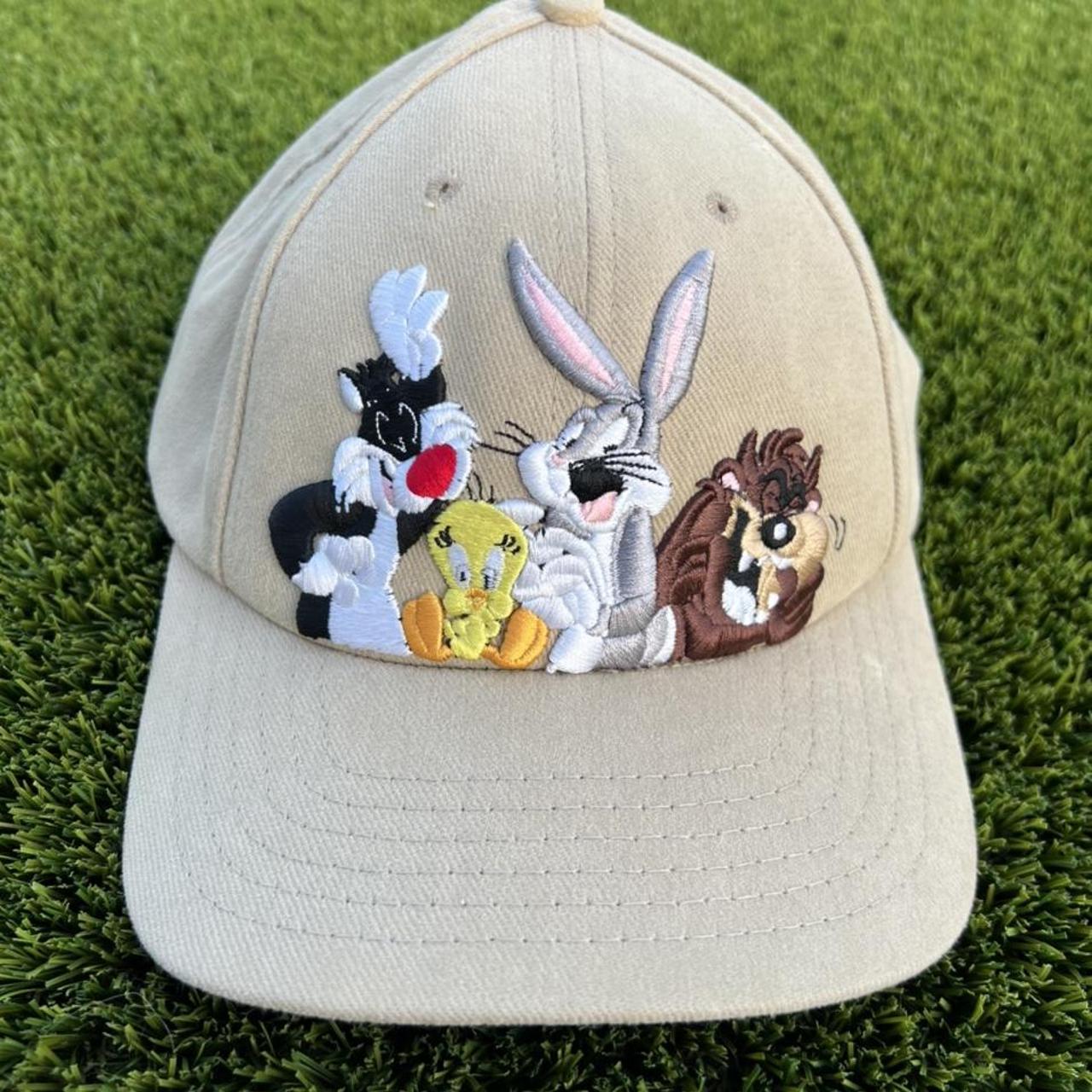 Looney Tunes Men's Tan and Black Hat | Depop