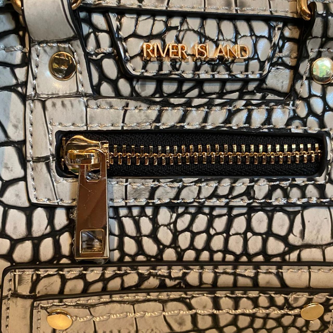 🍑 White croc embossed tote bag Brand new White croc... Depop