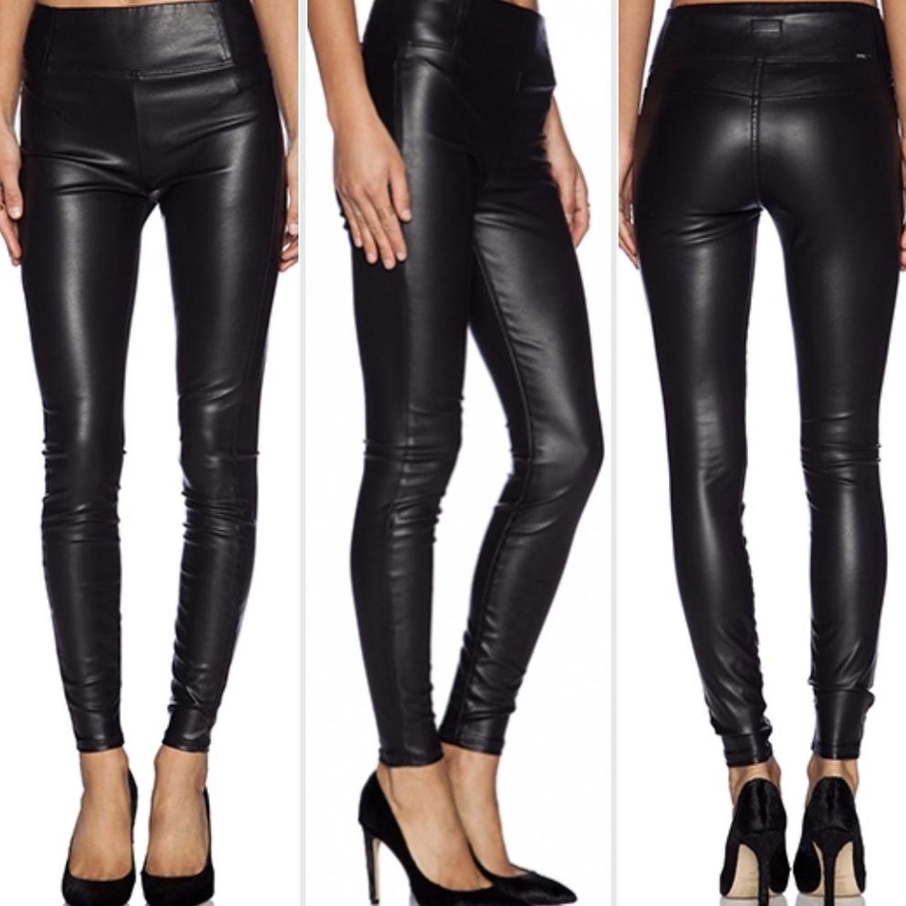 SANDY Faux Leather Leggings