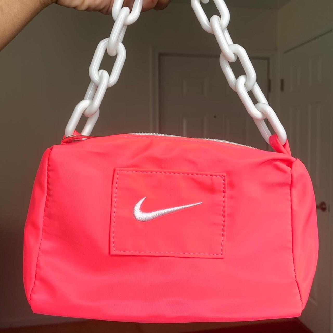 reworked nike bag