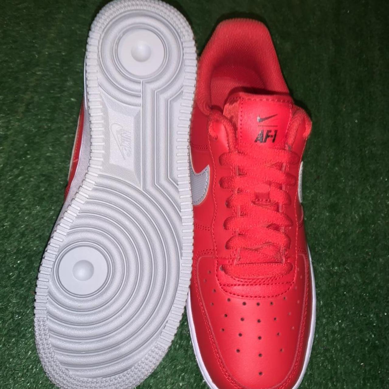 ⚪️Nike Air Force One 3x Red ♨️ ⚪️9/10 cond* ⚪️Size: - Depop