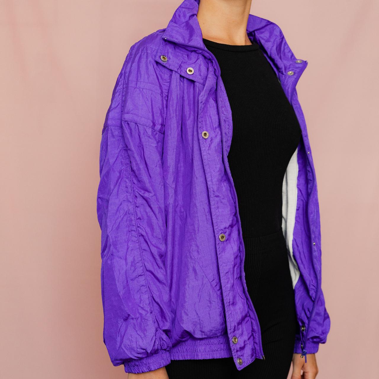 Womens purple sale windbreaker