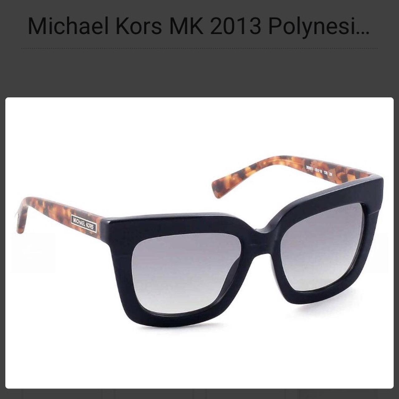Michael Kors MK2137U Anaheim Black Polarised Sunglasses  MYER