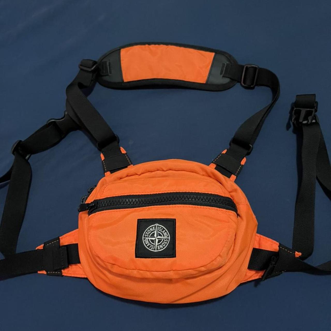 Stone island best sale chest bag orange