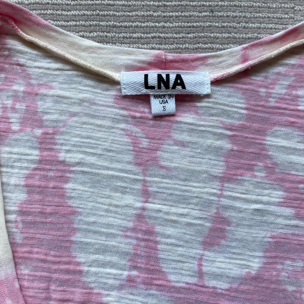 LNA Women's Pink and White Dress (4)