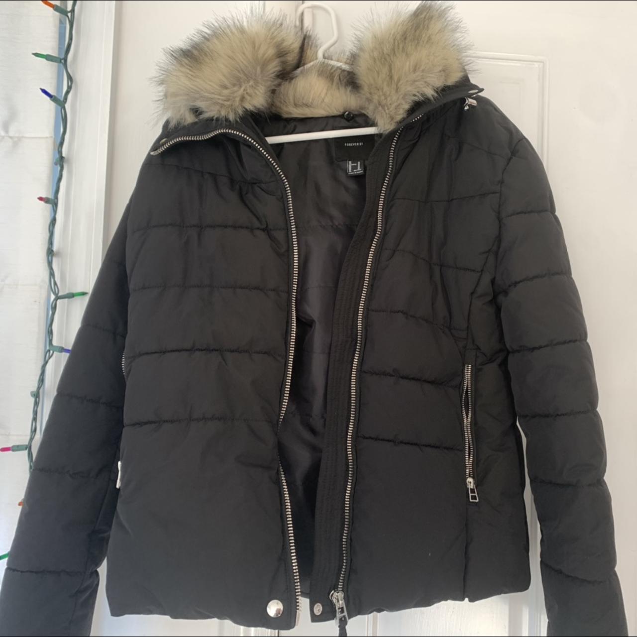 Forever 21 Women's Black Jacket | Depop