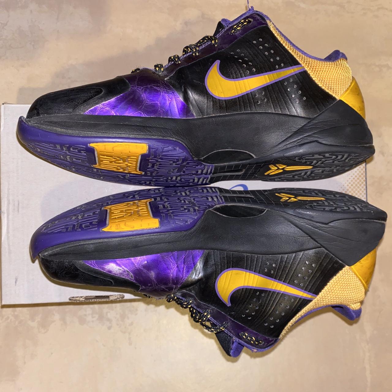 Zoom Kobe 5 “lakers” Size US 5Y Condition... - Depop