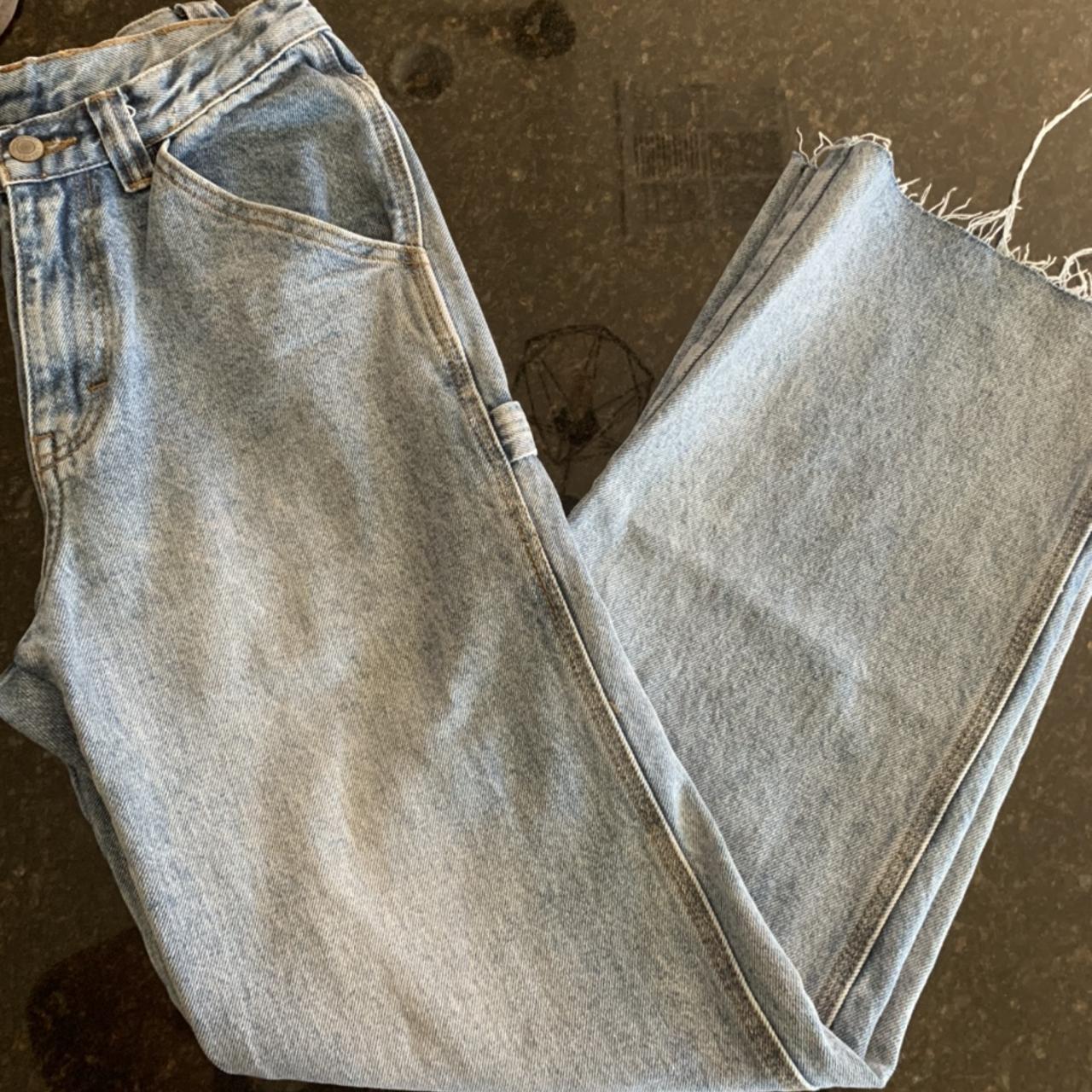 brandy feanne jeans!! these are a size s i cut off... Depop