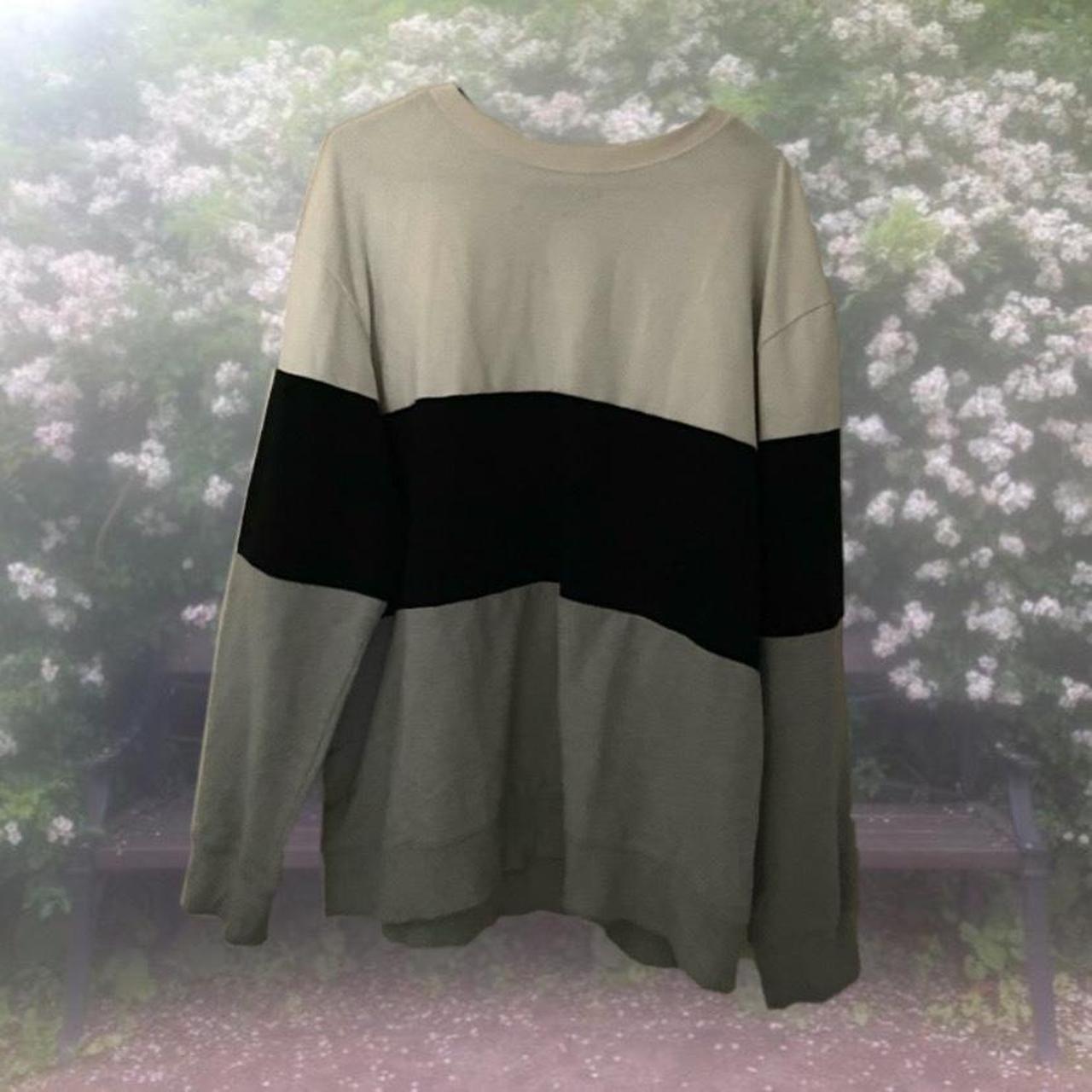 Men S Color Block Sweatshirt This Depop   P0 