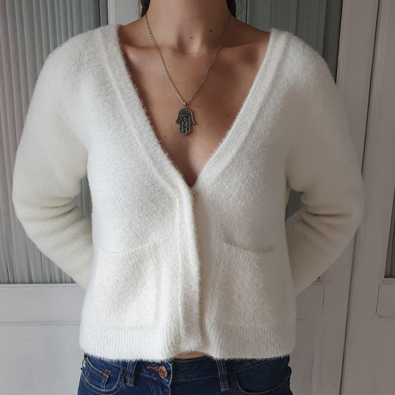 Soft white sale cardigan