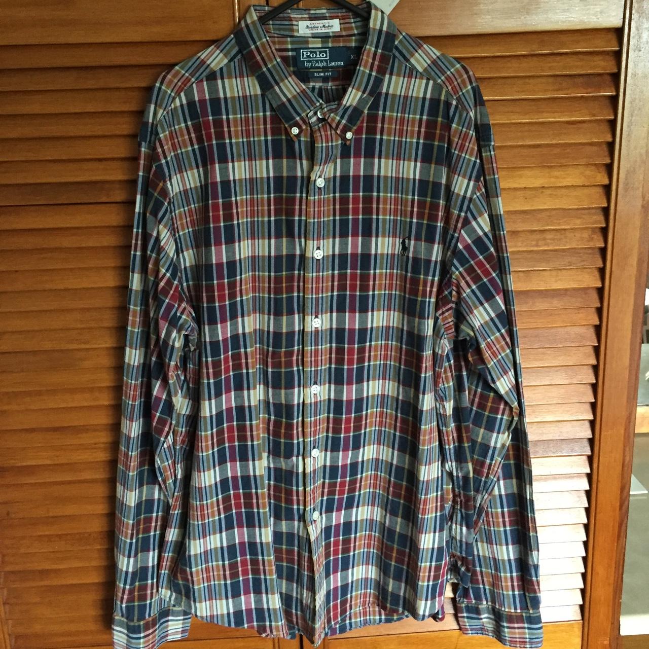 ralph lauren bleeding madras shirt