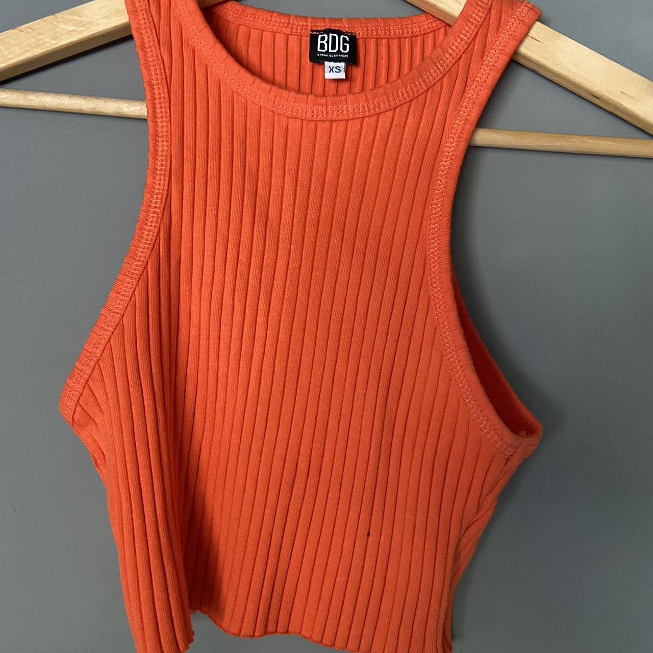 Urban Outfitters Women's Orange Veststankscamis Depop