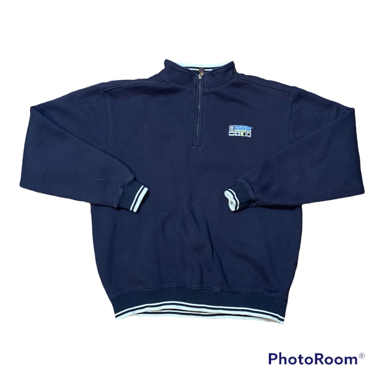 Vintage Y2K Royal Caribbean Small logo Pullover... - Depop