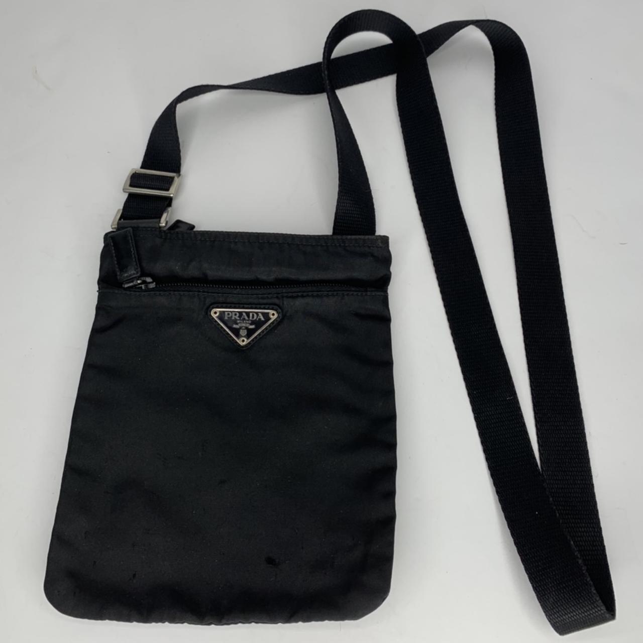 Prada nylon tessuto crossbody mini bag Fuxia with - Depop