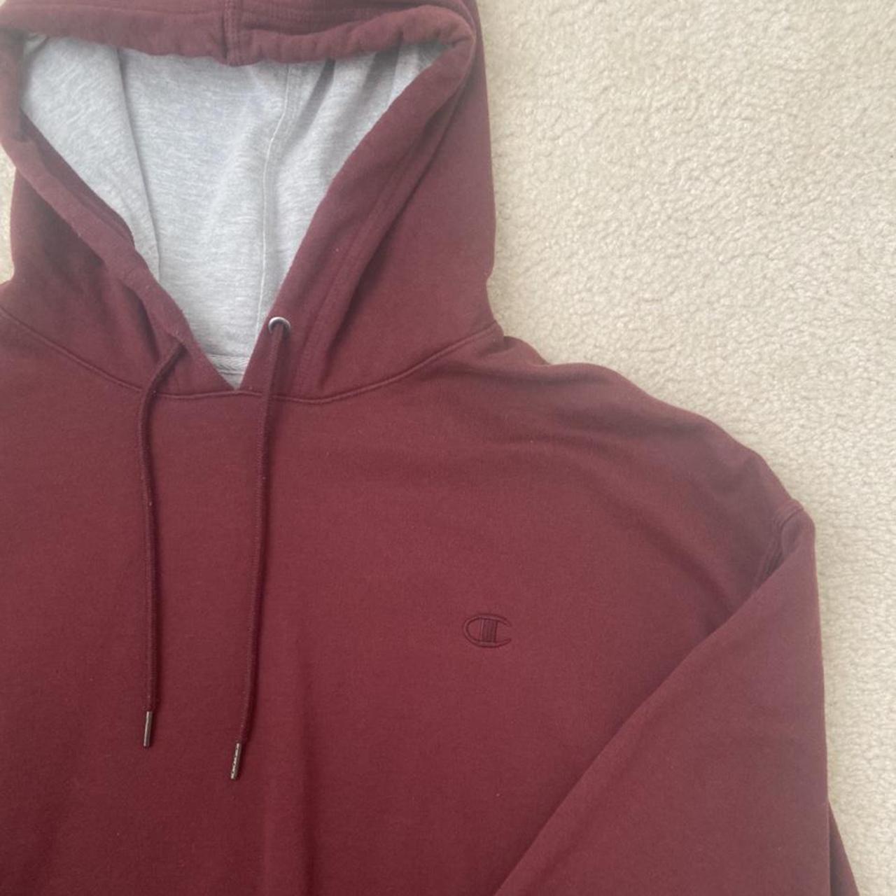 Champion hoodie sales dark red