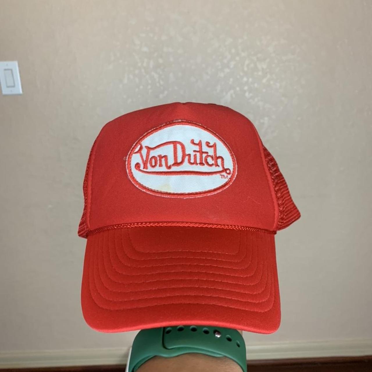 All Prices Firm Von dutch hat Red and white... - Depop