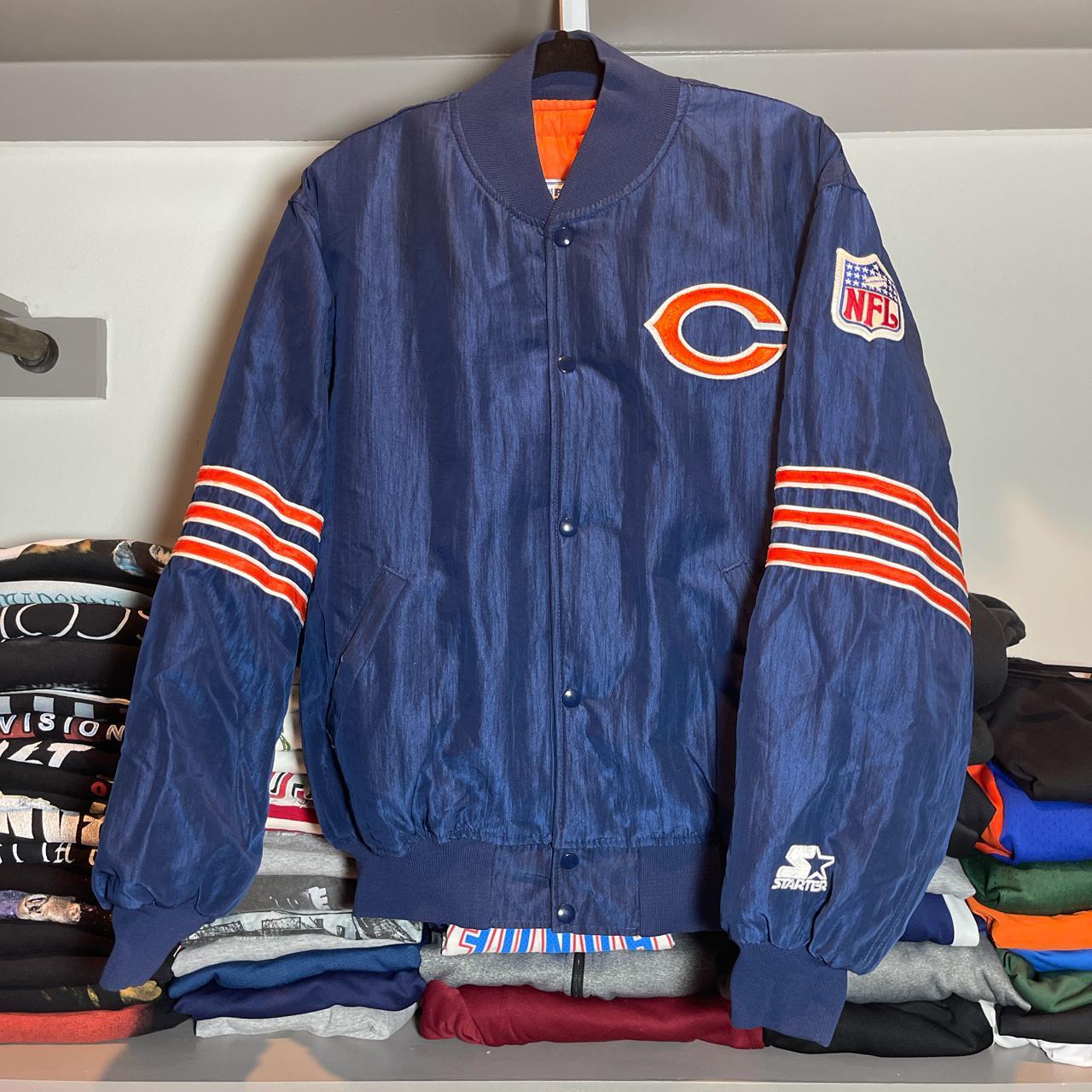 Vintage Chicago Bears NFL Pro Line Nike Coat Mens XL Puffer selling Bomber Zip Jacket/Co