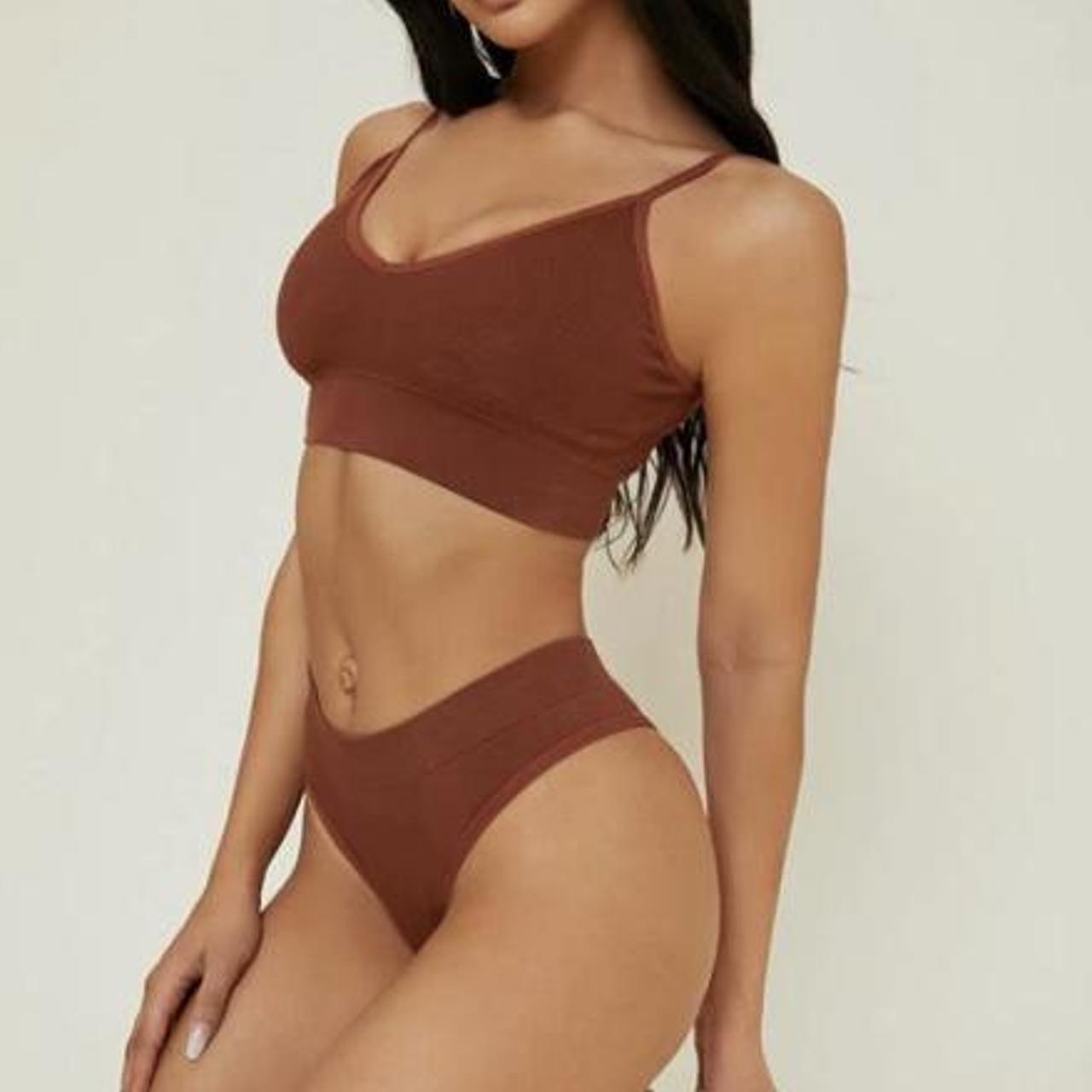 SHEIN Women's Brown Panties Depop