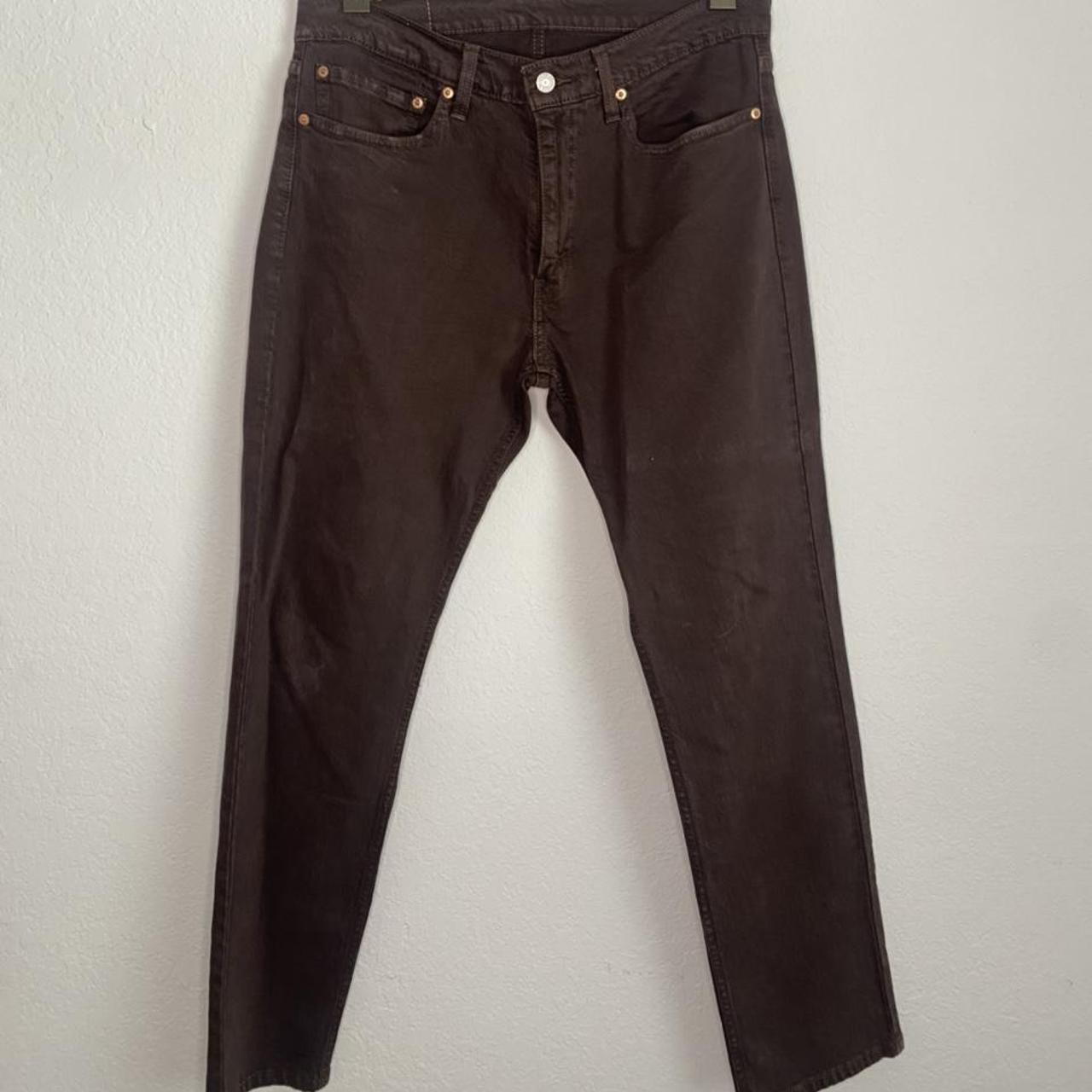 Worn once!  Brown levi 511 denim jeans  Great for