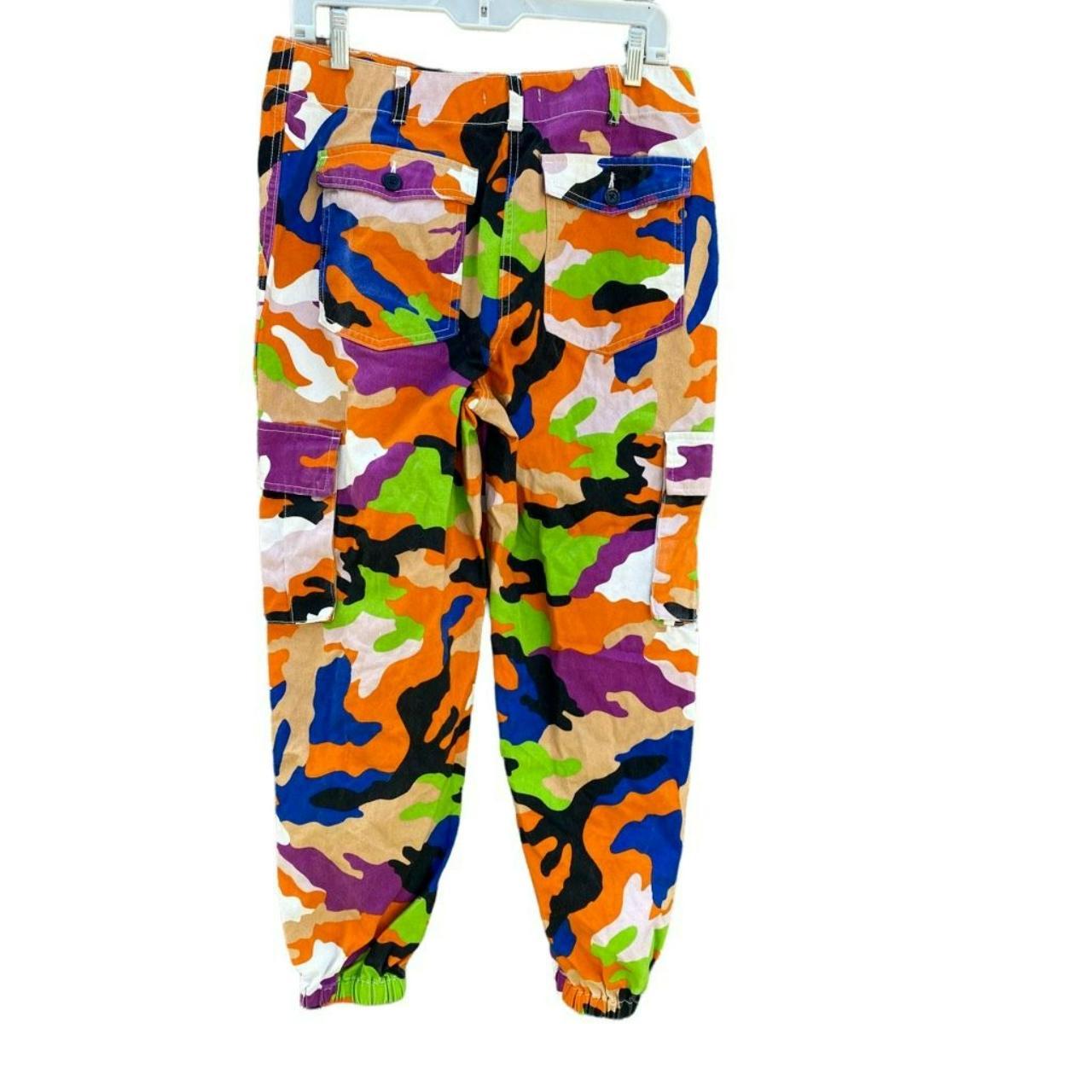 Forever 21 Womens Cargo Pants Multicolor Camo... Depop