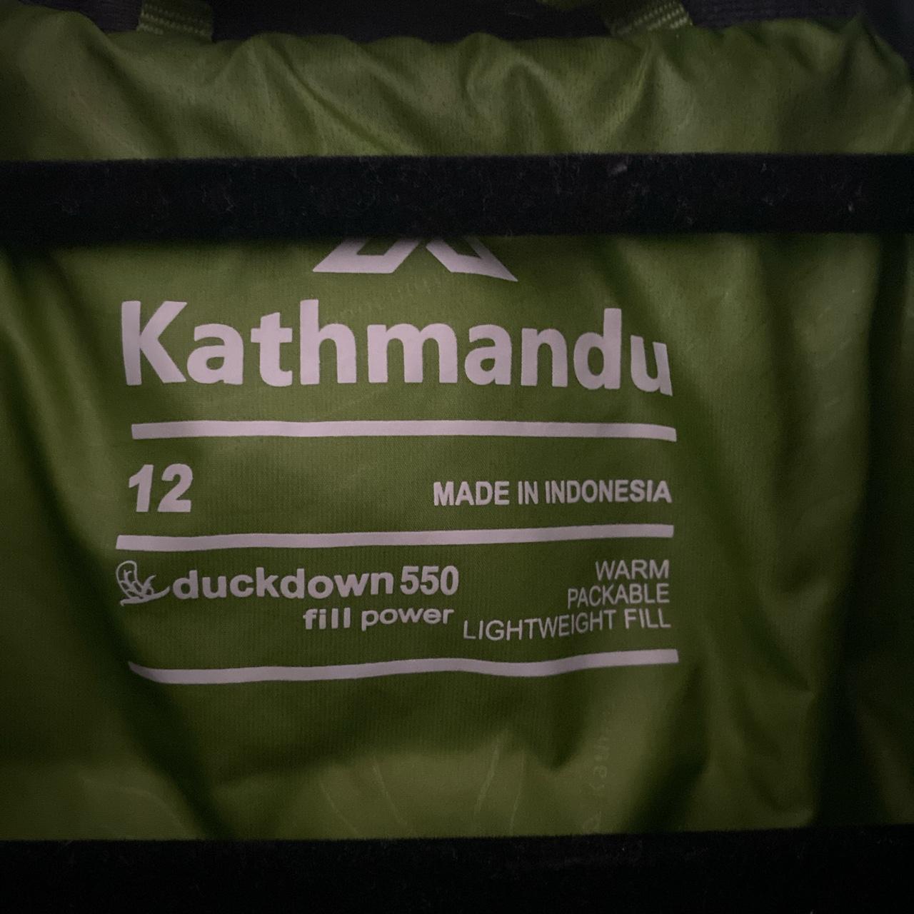Kathmandu Women's Black and Green Jacket Depop