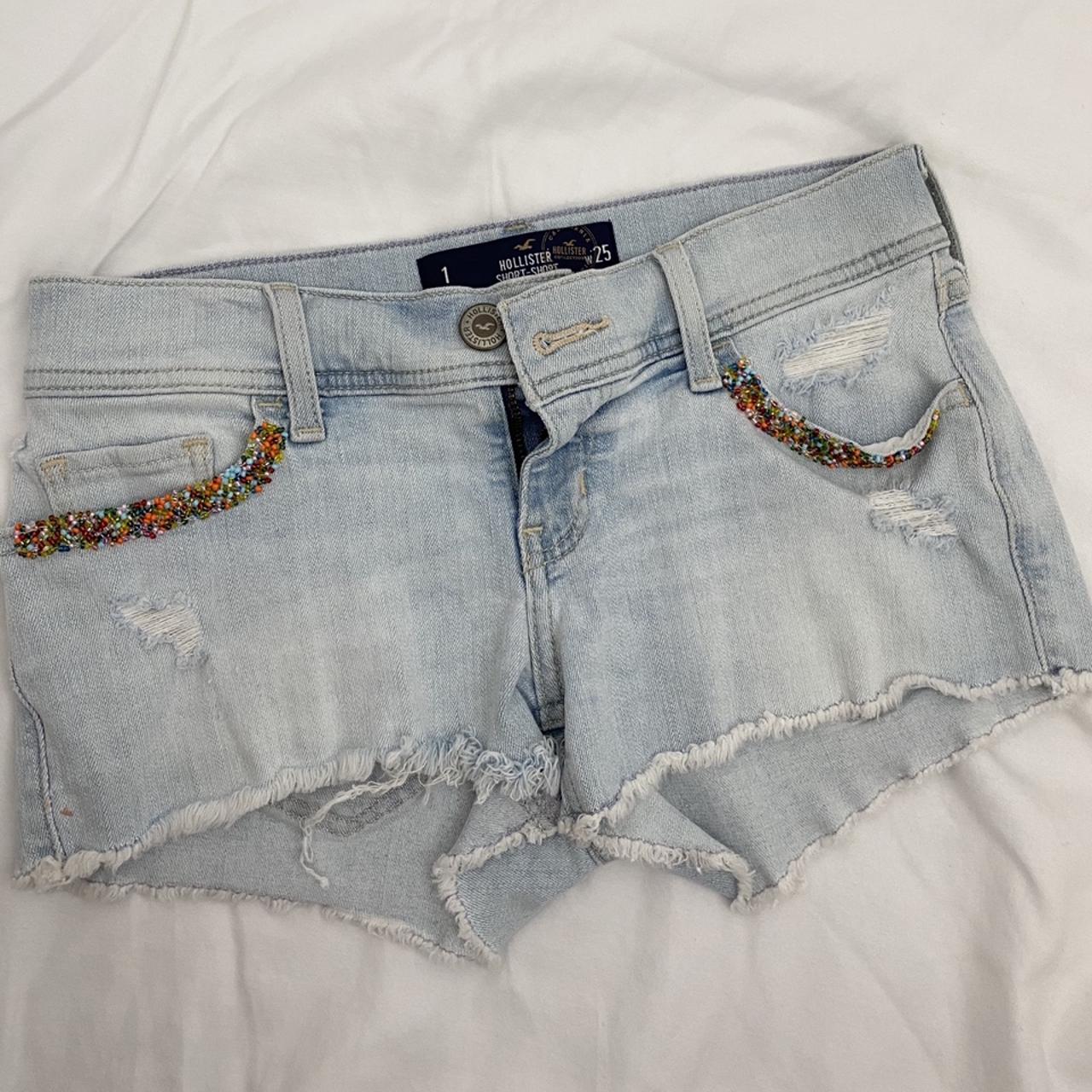 Brand HOLLISTER SHORT SHORT Size 1 TYPE low rise Depop