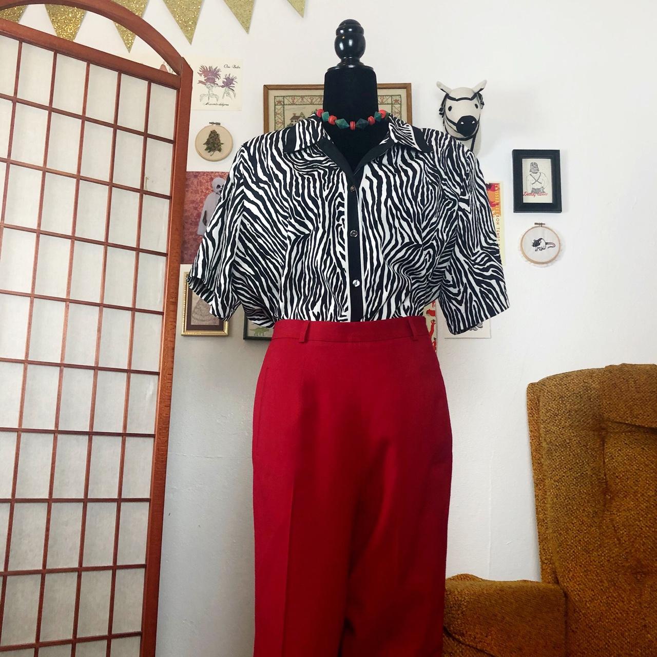 Talbots Women's Red Trousers (2)