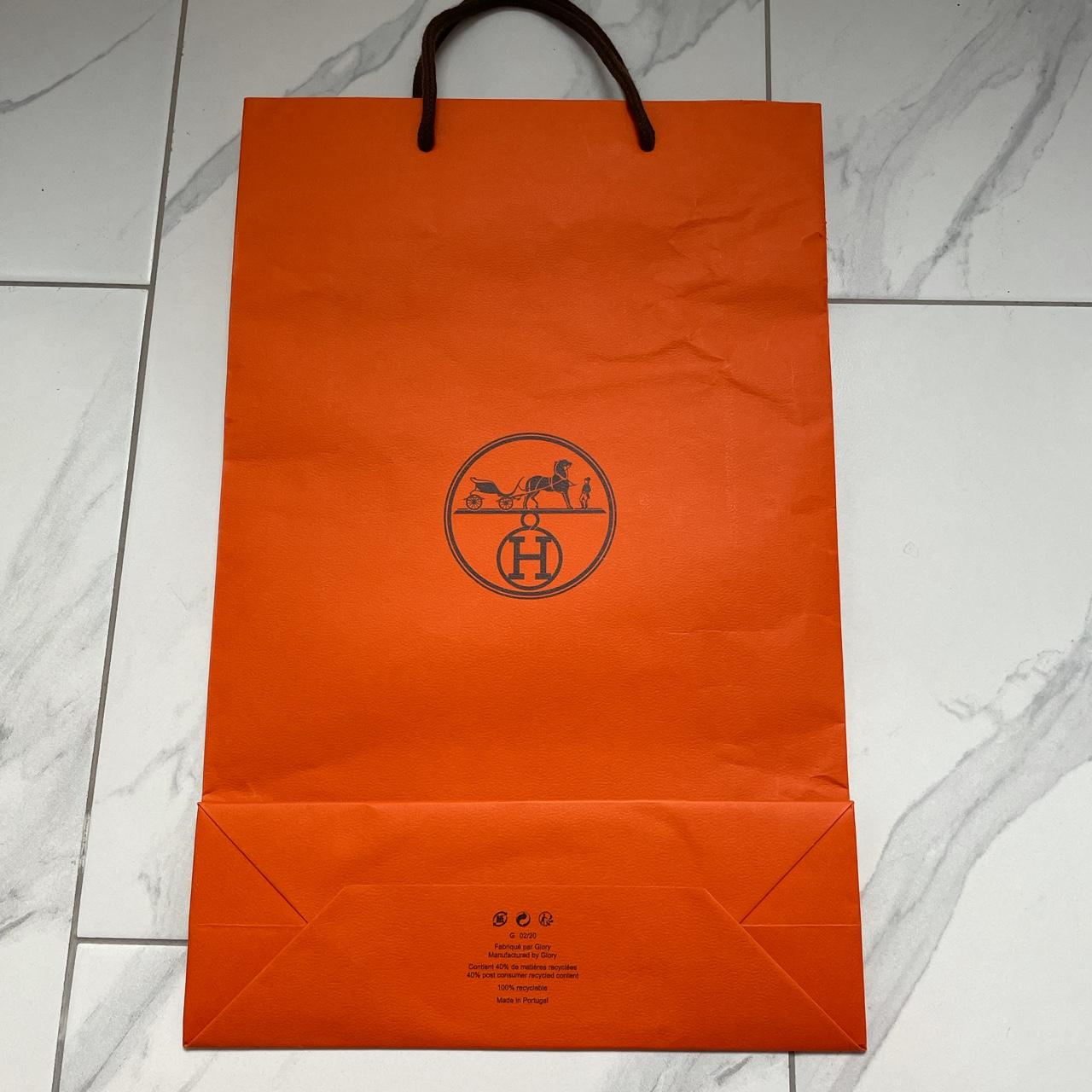 Medium/Large Hermes Gift Bag Size 43 x 28 x... Depop