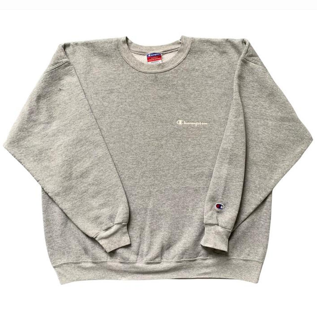 Champion Men's Grey Jumper | Depop