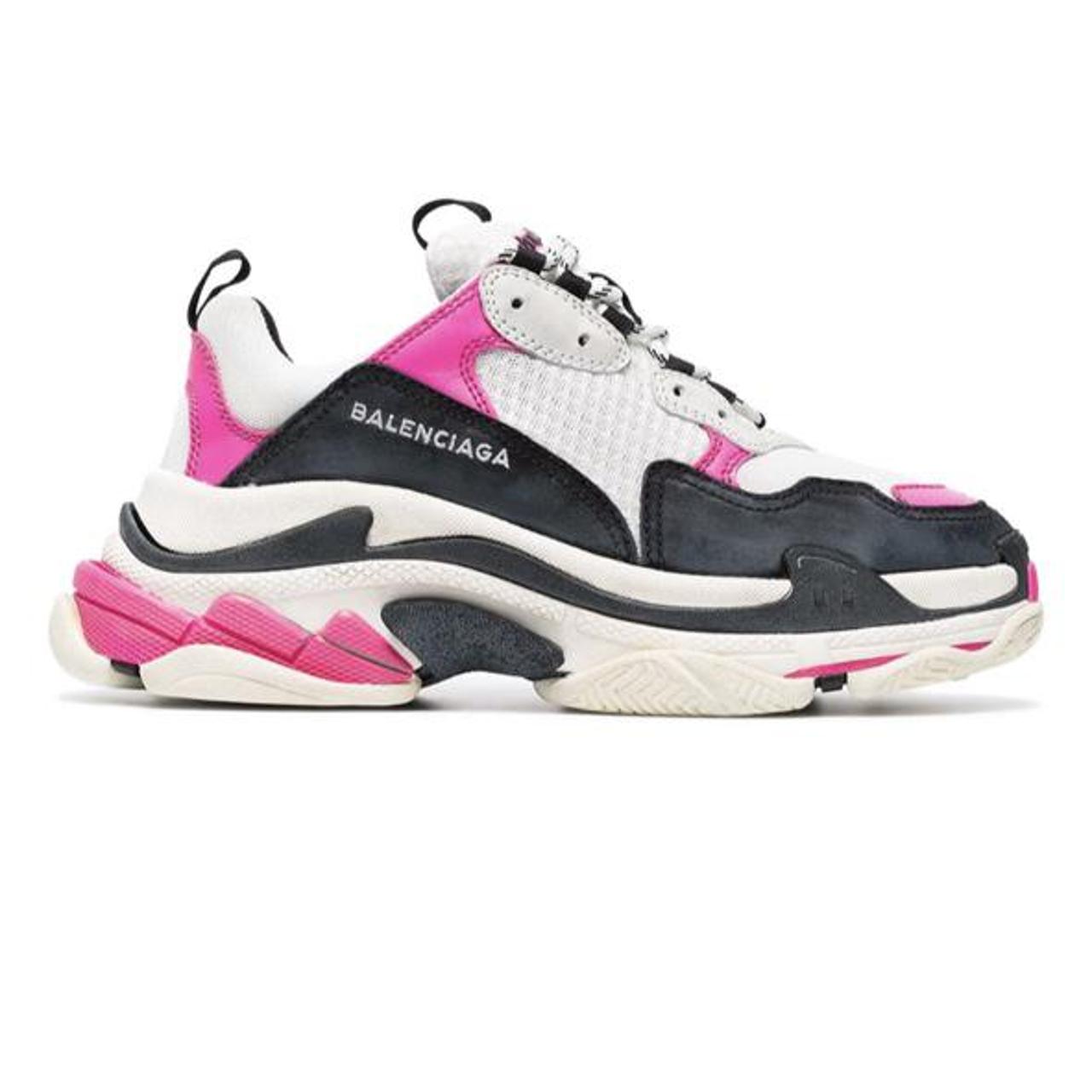 Roze balenciaga best sale triple s