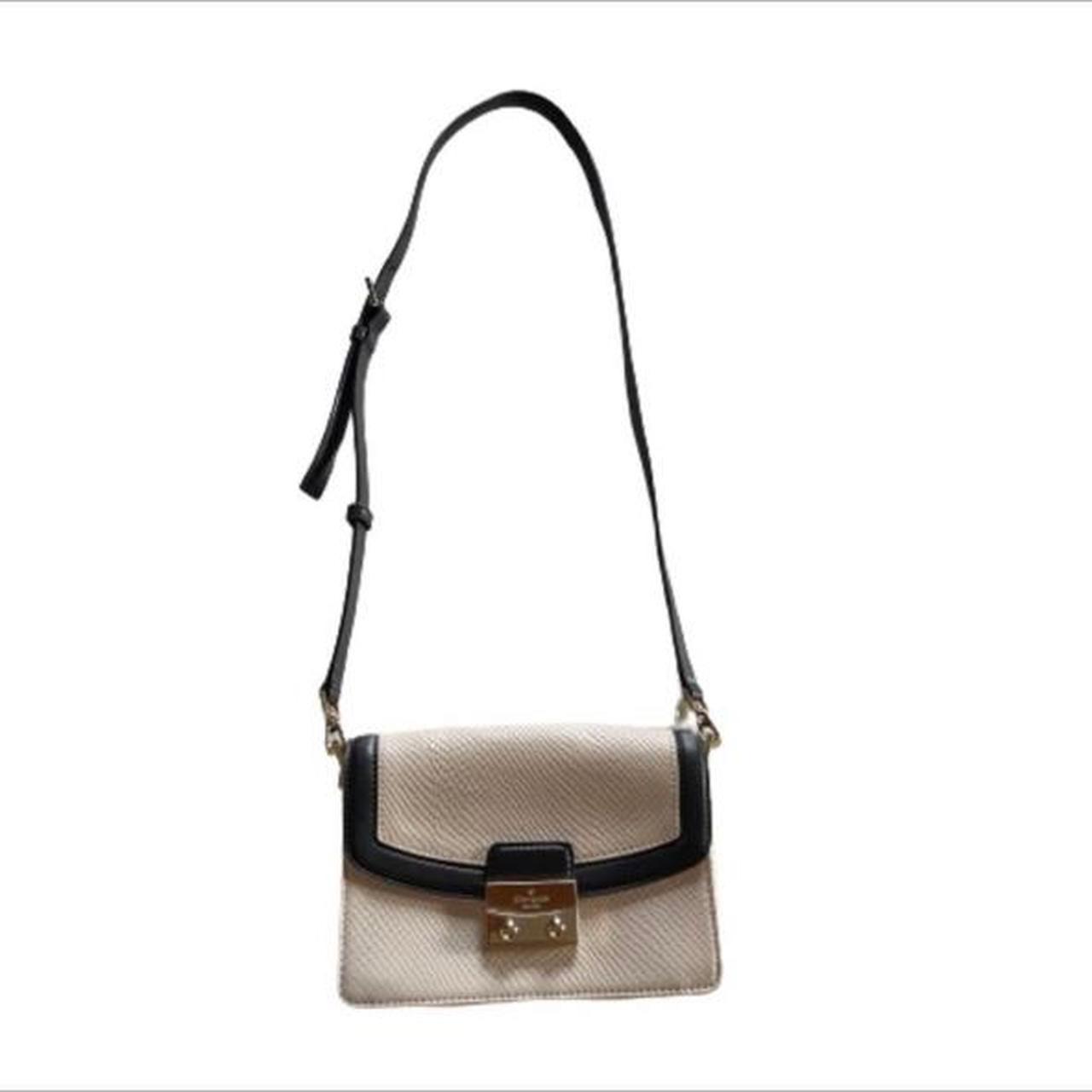 Kate Spade snakeskin crossbody bag. Cream off white