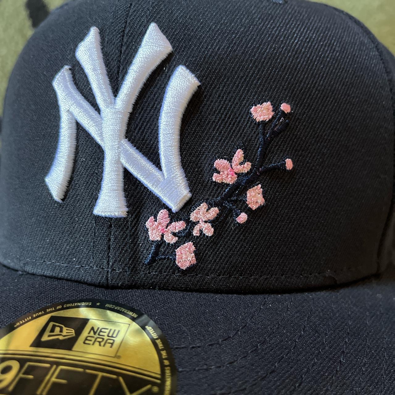 Packer x New Era NY Yankees “Sakura Blossom” fitted, | Depop