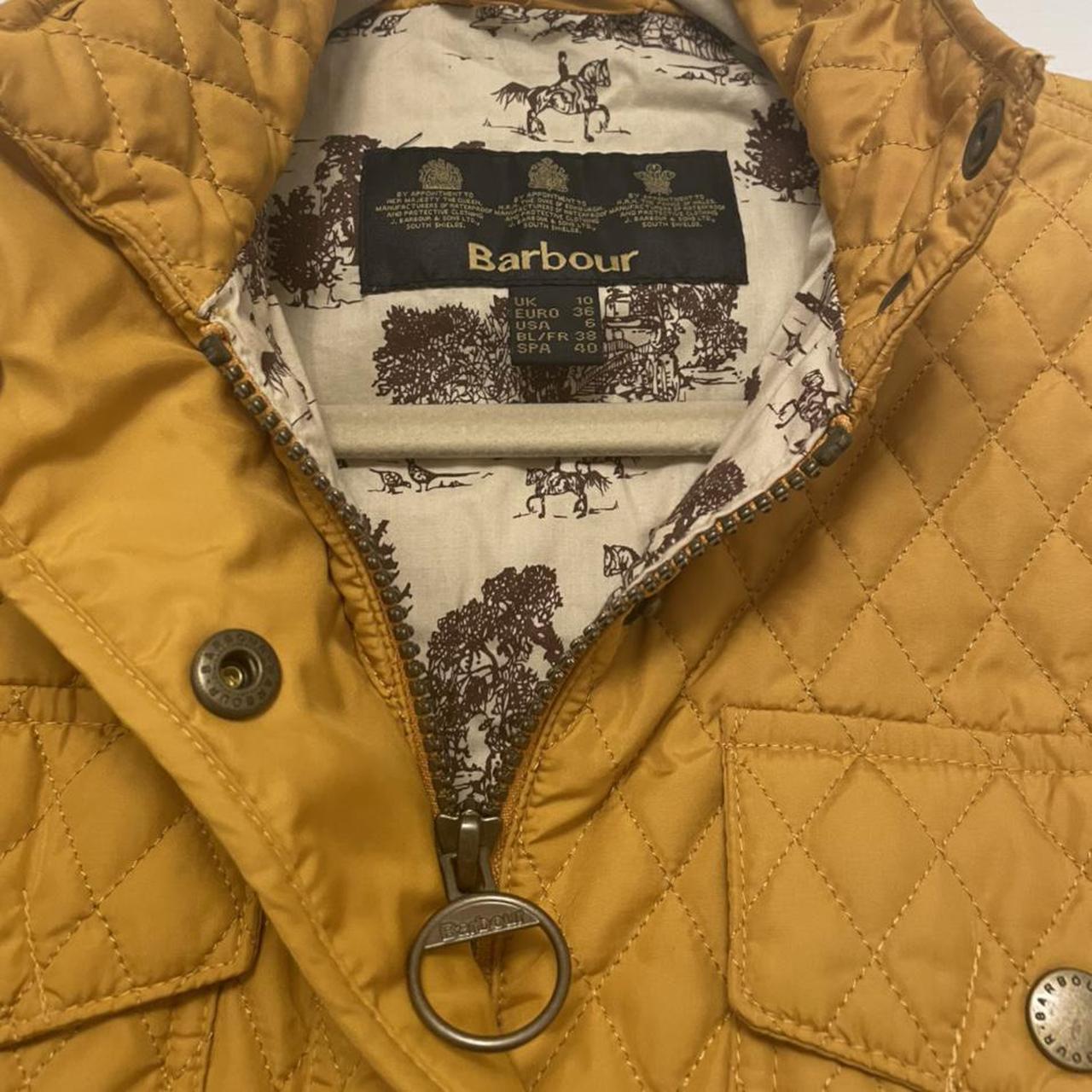 Barbour yellow clearance coat