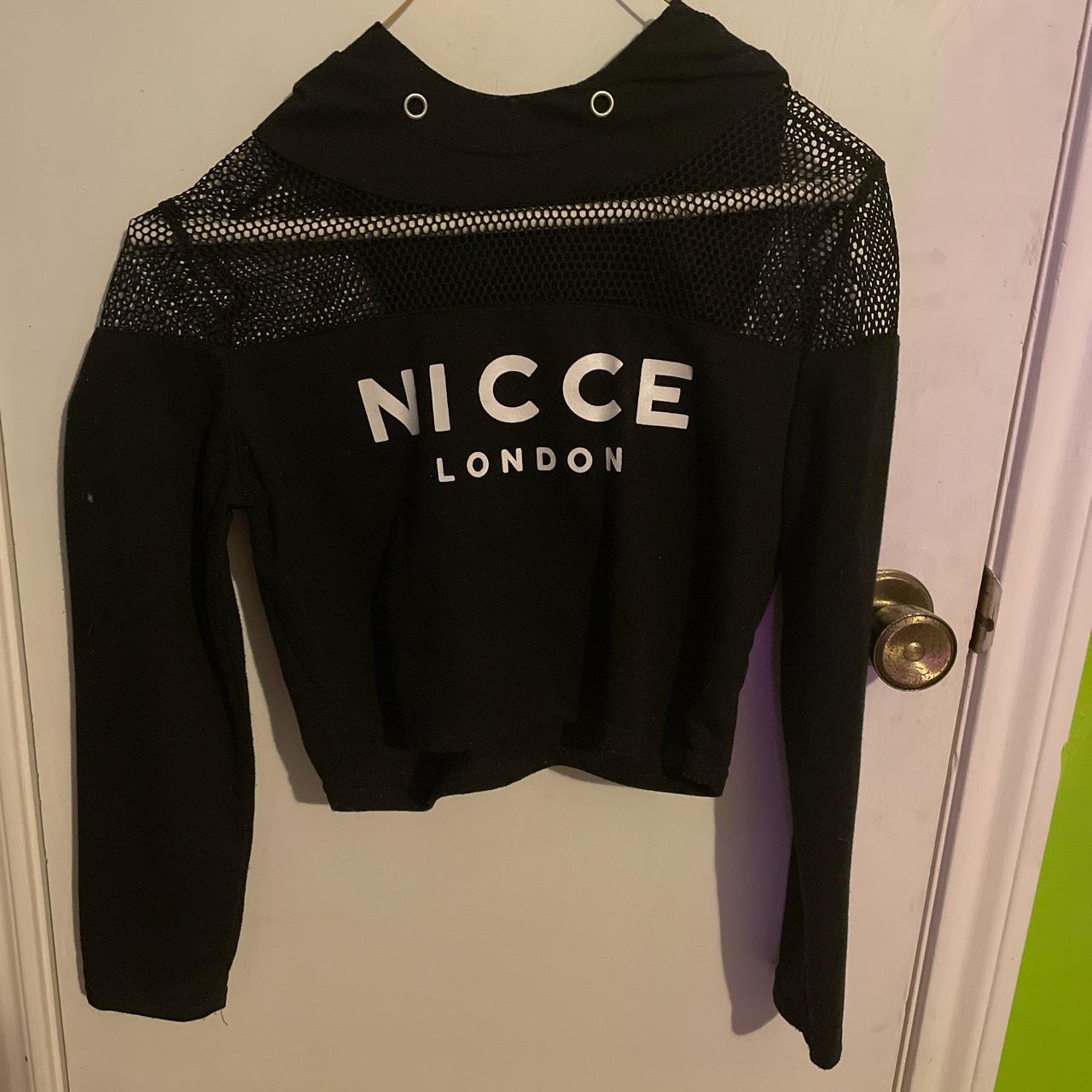 Nicce cropped outlet hoodie