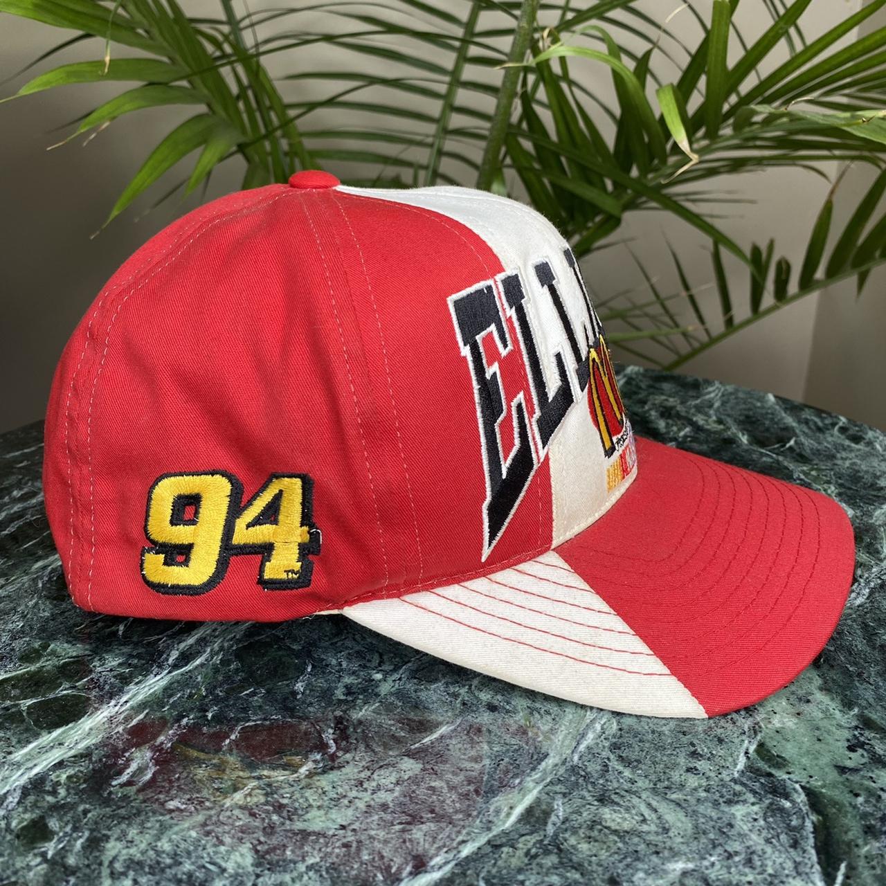 NASCAR Men's Red and White Hat (2)