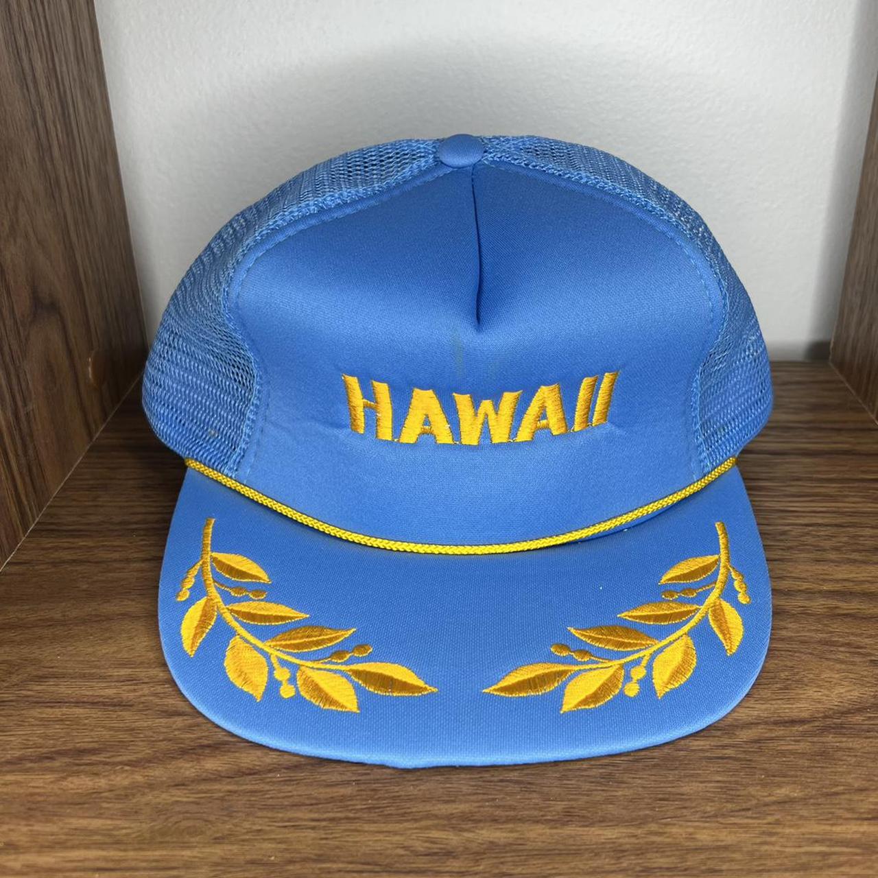 American Vintage Men's Blue and Yellow Hat