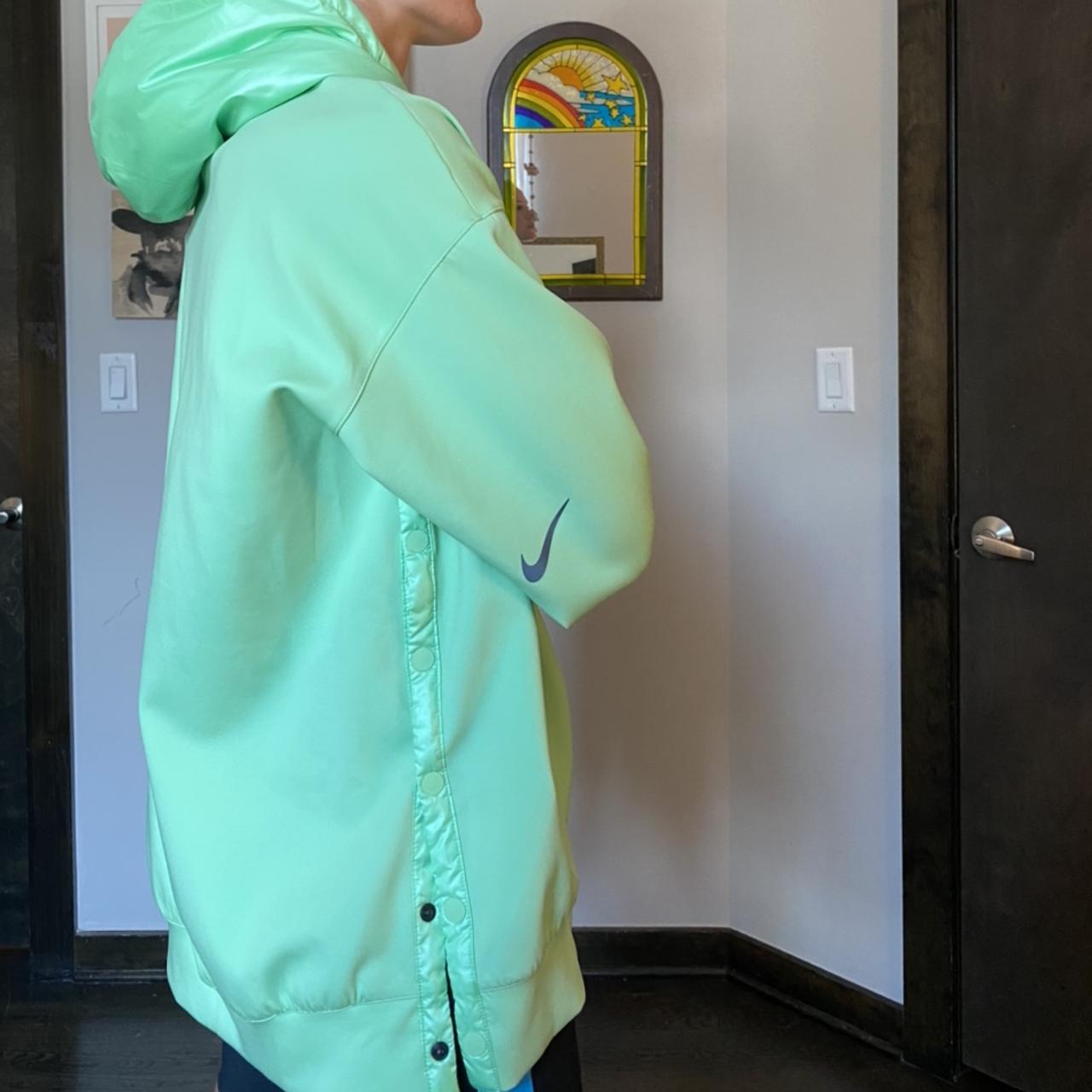 mint green hoodie nike